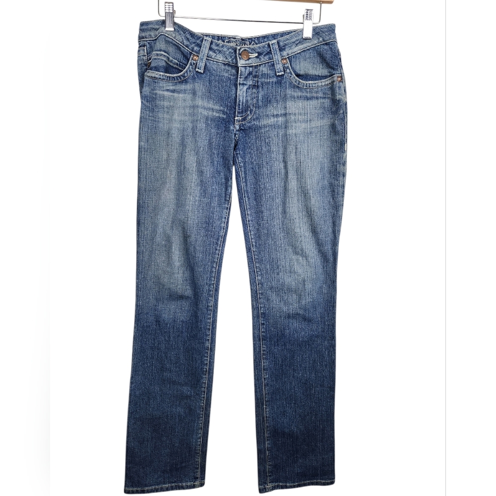 Robin's Jean Sj8245 Canyon Light Med Wash Denim Jeans Angel Wings Womens Size 29